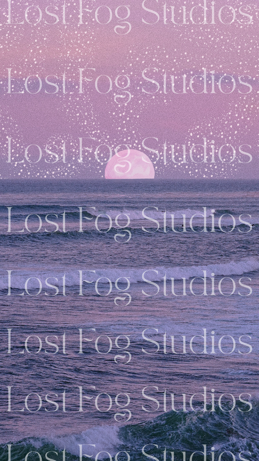 Pink Full Moon Wallpaper